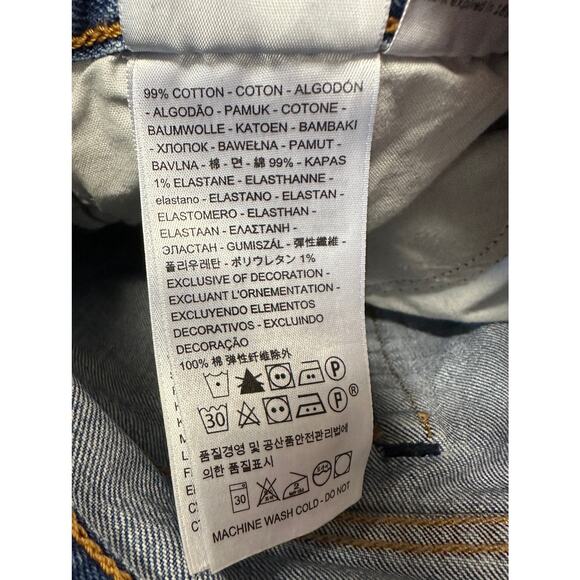 Levis Womens Wedgie Straight Denim Jeans Size 28 - Picture 8 of 11